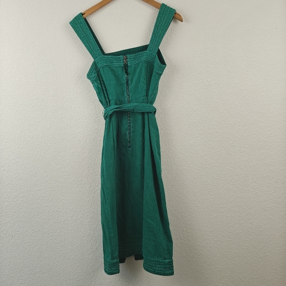 Anthropologie Maeve Elizabeth Button-Front Knee Length Dress Size 0 Women's - Picture 13 of 16